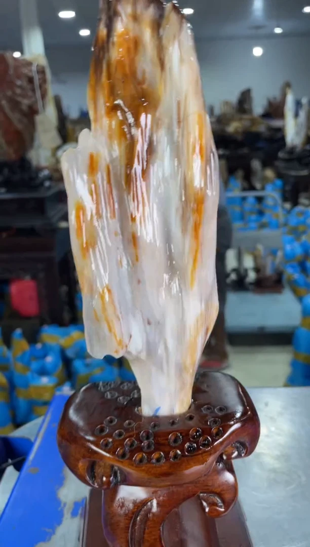 硅化玉摆件未镶嵌8