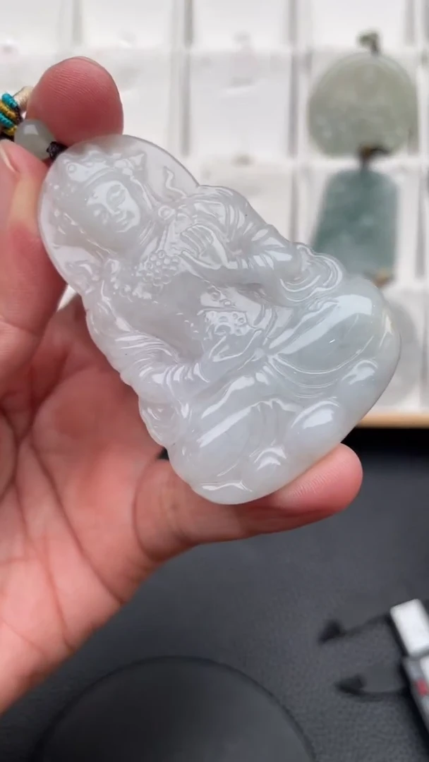 颈饰未镶嵌翡翠天然缅甸翡翠A货553