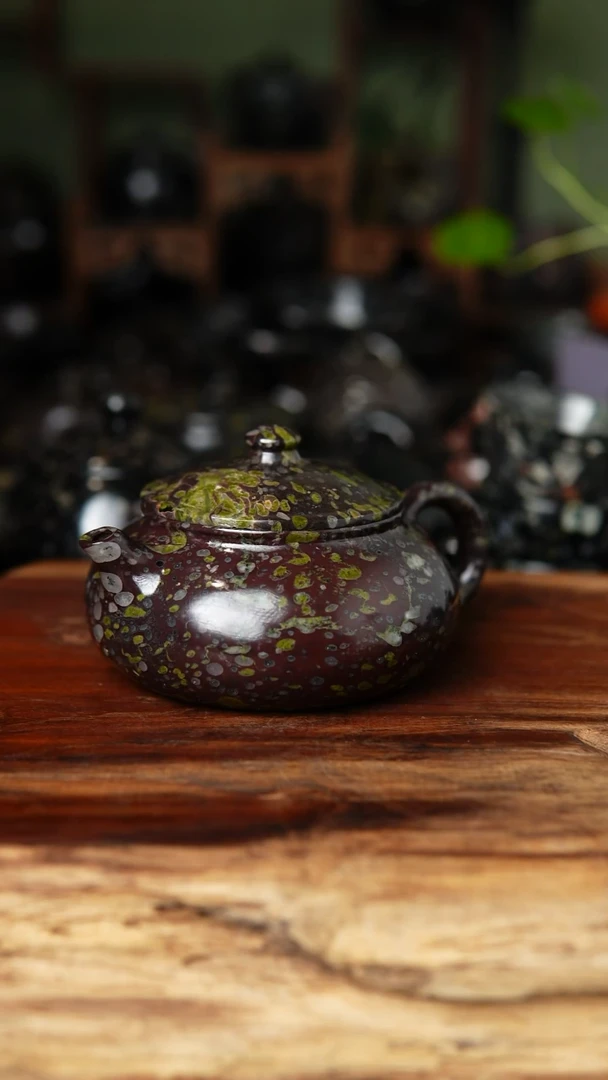 梅花玉咖色寒江壶