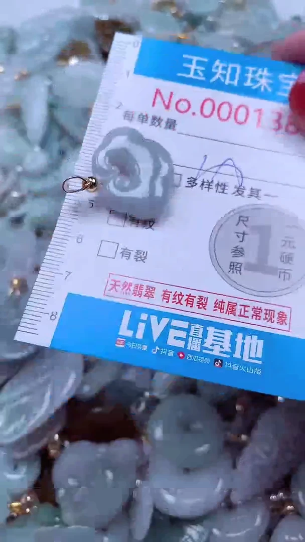 吊坠(不含链)未镶嵌翡翠1381