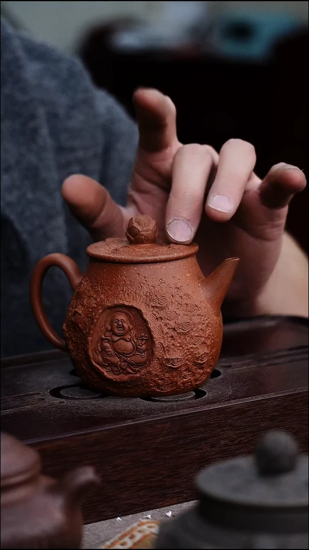 茶壶紫砂宜兴柴烧紫砂壶