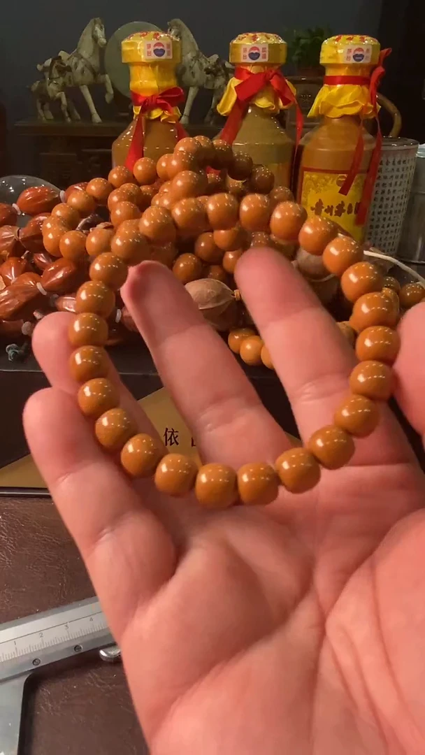 橄榄核手串/手链02-猴头素串一条