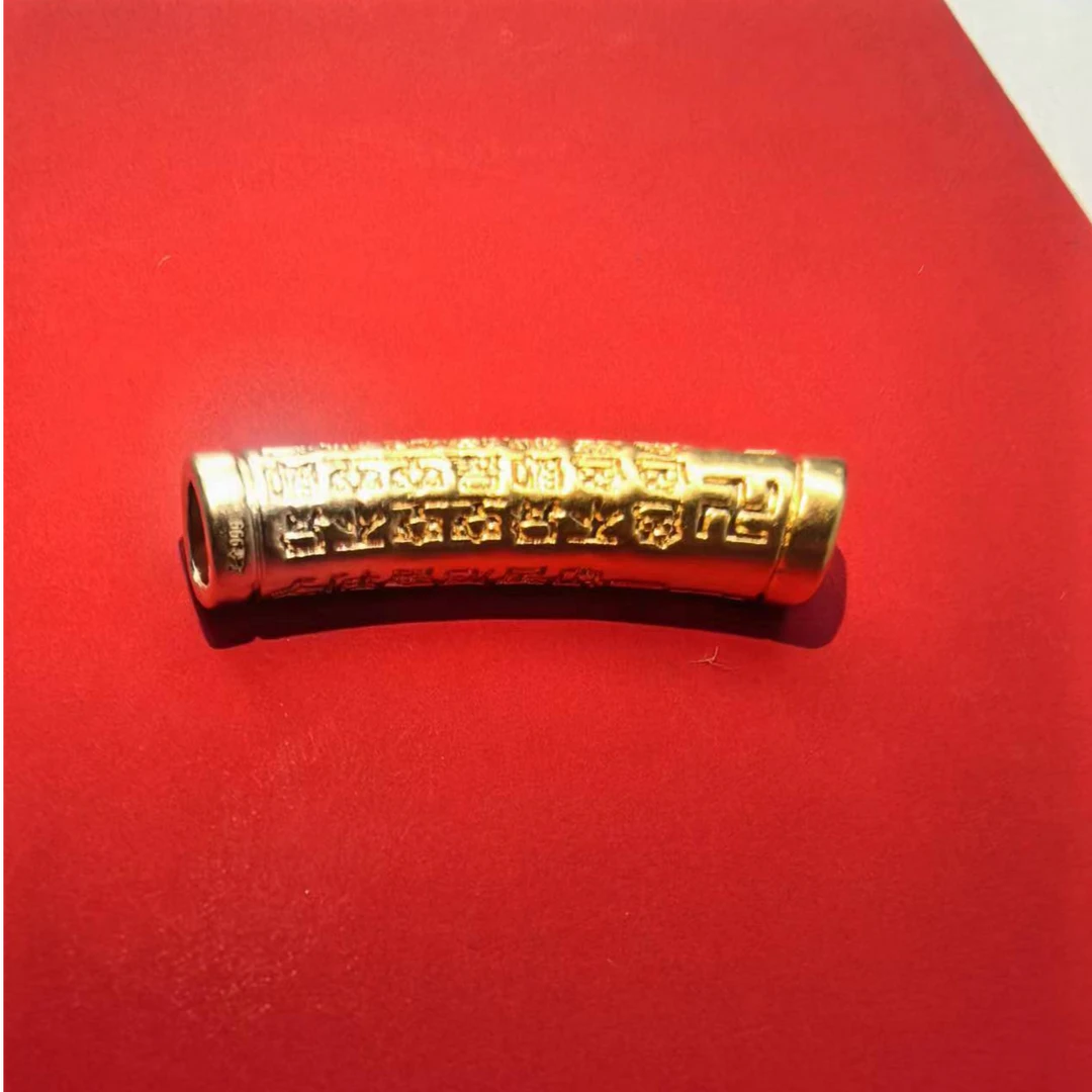 足金999心经弯管（配件）-JFX1240