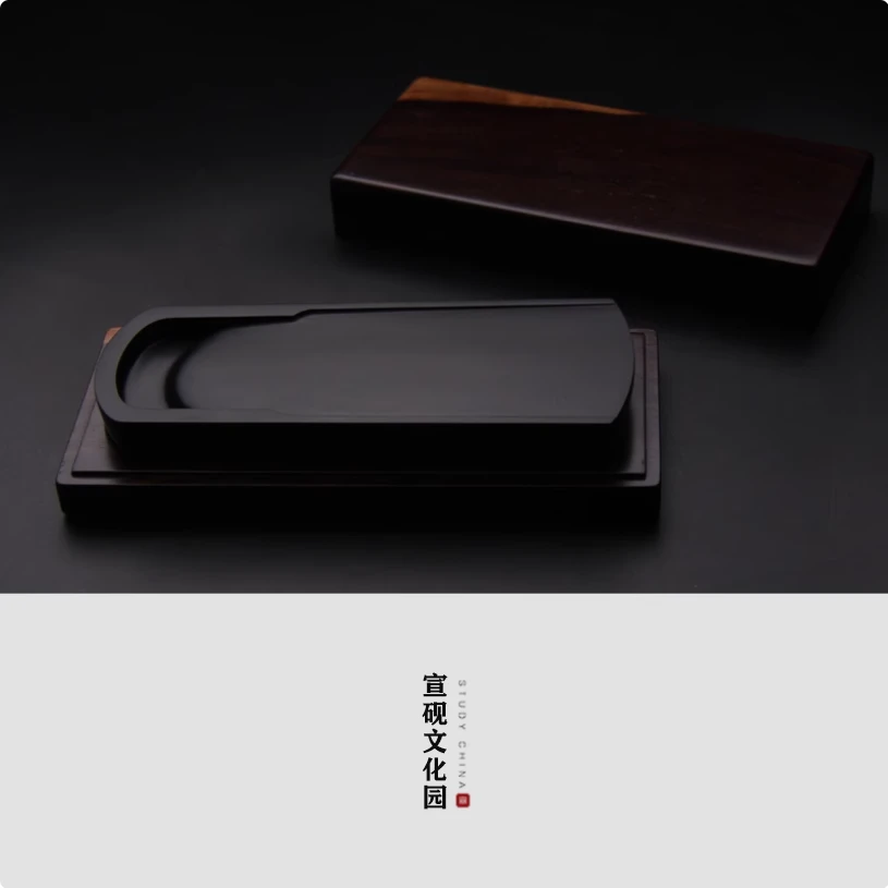 宣砚文化园手工雕刻大师手工雕刻高档文房四宝收藏赠礼伯牙砚