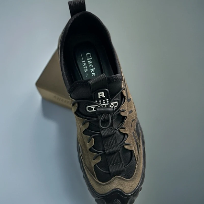 断码 男士休闲防滑新款户外运动鞋轻便透气登山软底宽脚胖脚