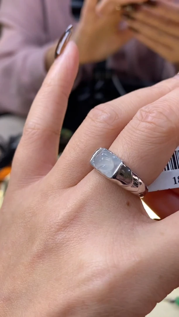 颈饰银S925镶嵌翡翠18906