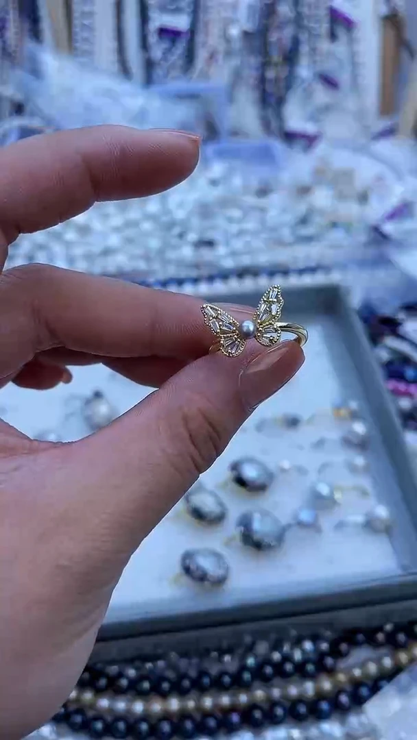 【闪购商品】淡水珍珠戒指未镶嵌513