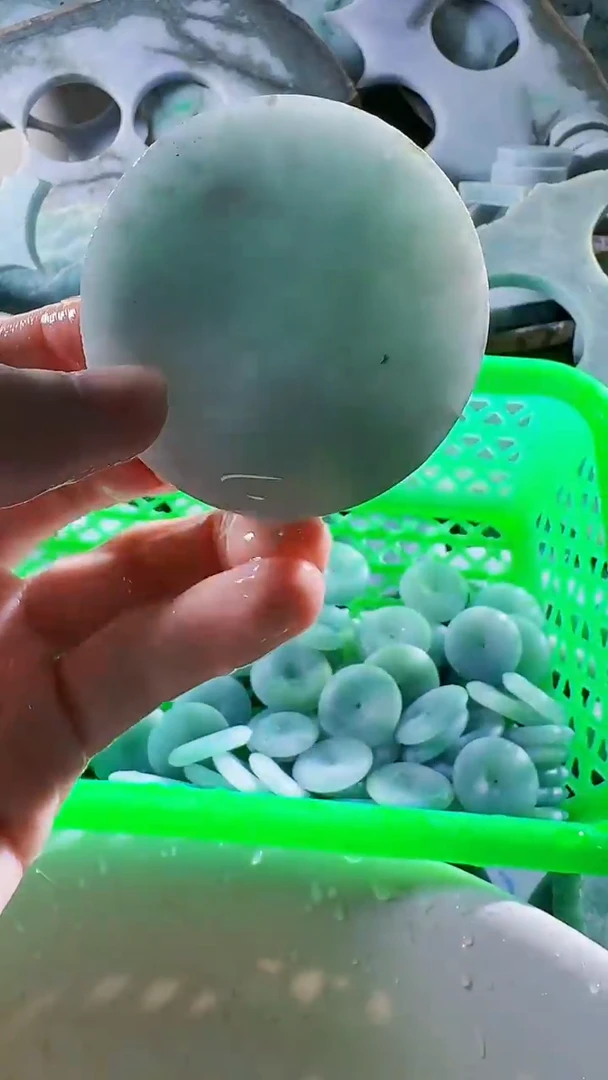 翡翠裸石缅甸翡翠A货文1696