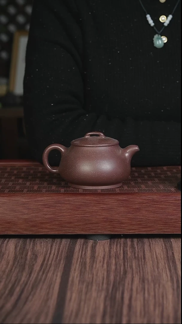 【闪购商品】紫砂茶壶粗砂天青无相