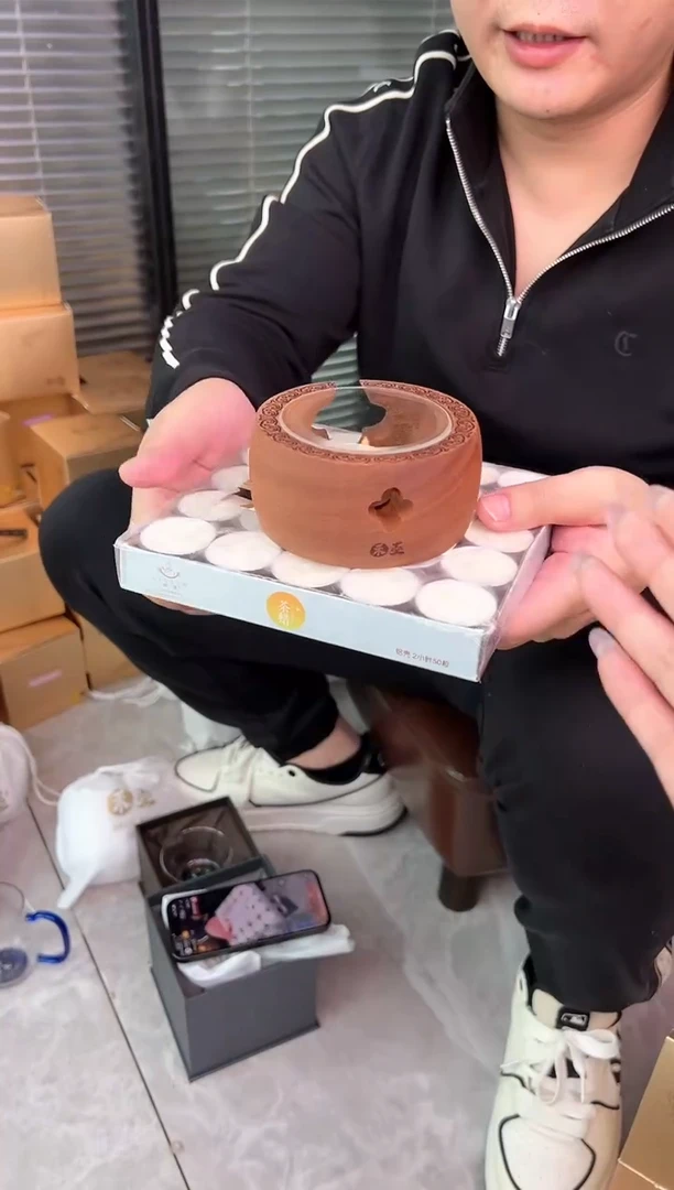 禾墨 温茶器+茶蜡50个