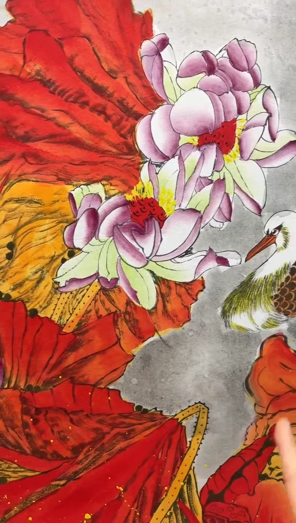 【闪购商品】国画孙桂国老师字画，带亲笔合影证书27-69