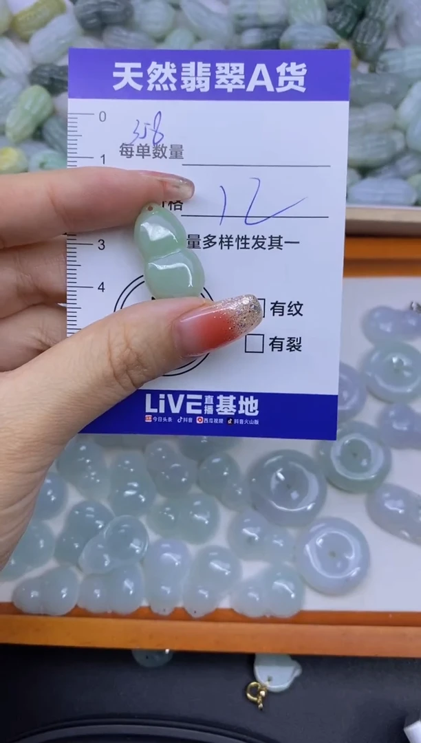 颈饰未镶嵌翡翠天然翡翠A货批量多样性发一件