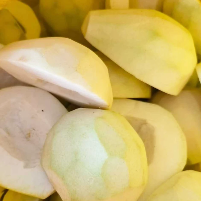 柚青新鲜柚子皮速冻净菜原料