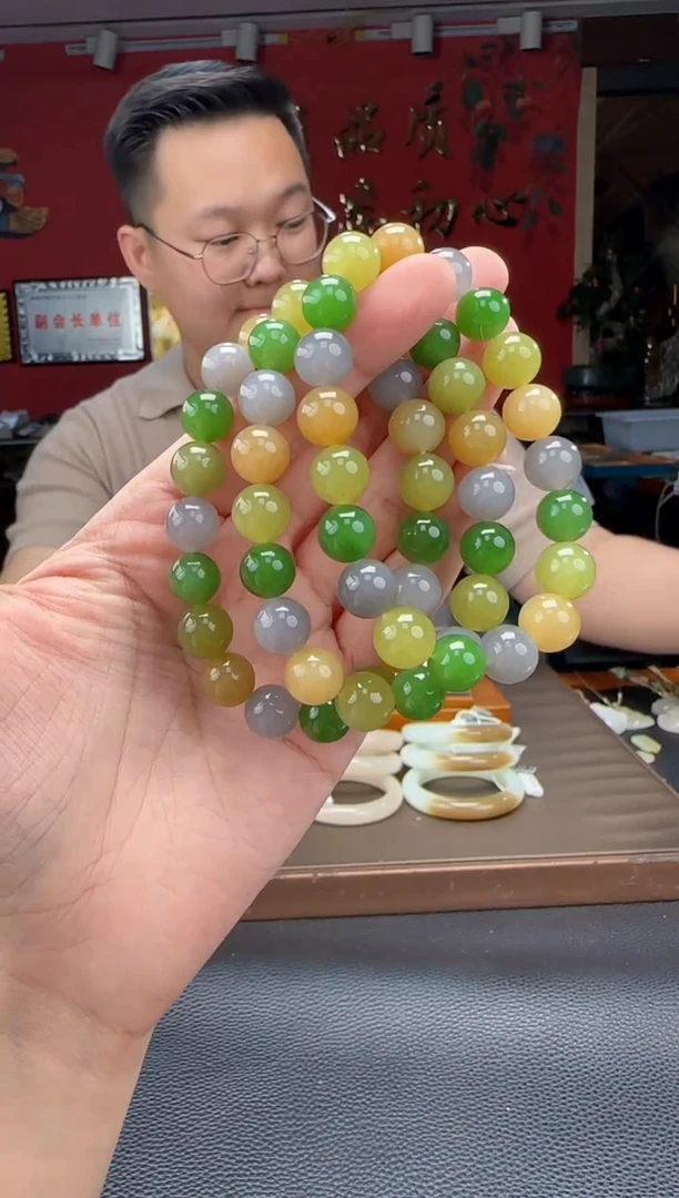 手串未镶嵌和田玉多宝单圈手串 多样性发货拍一发一