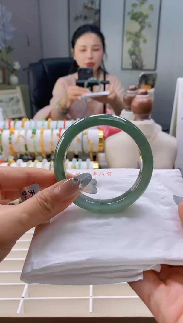 未镶嵌手镯翡翠122号55.6/12.0*8.0