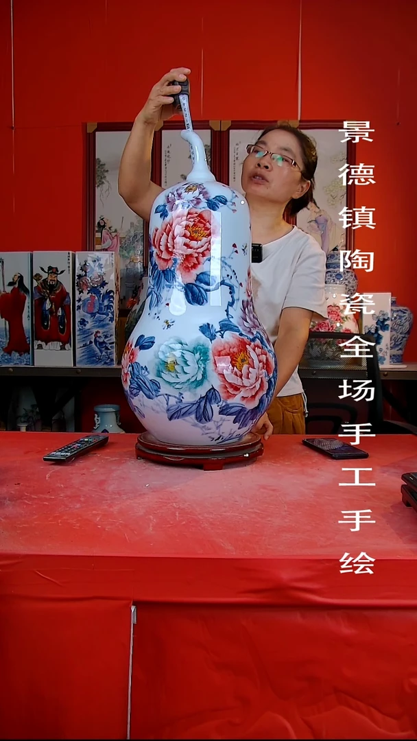 摆件景德镇陶瓷 全场手工手绘
