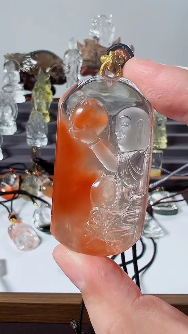 吊坠(不含链)未镶嵌水晶有求必应天然水晶吊坠