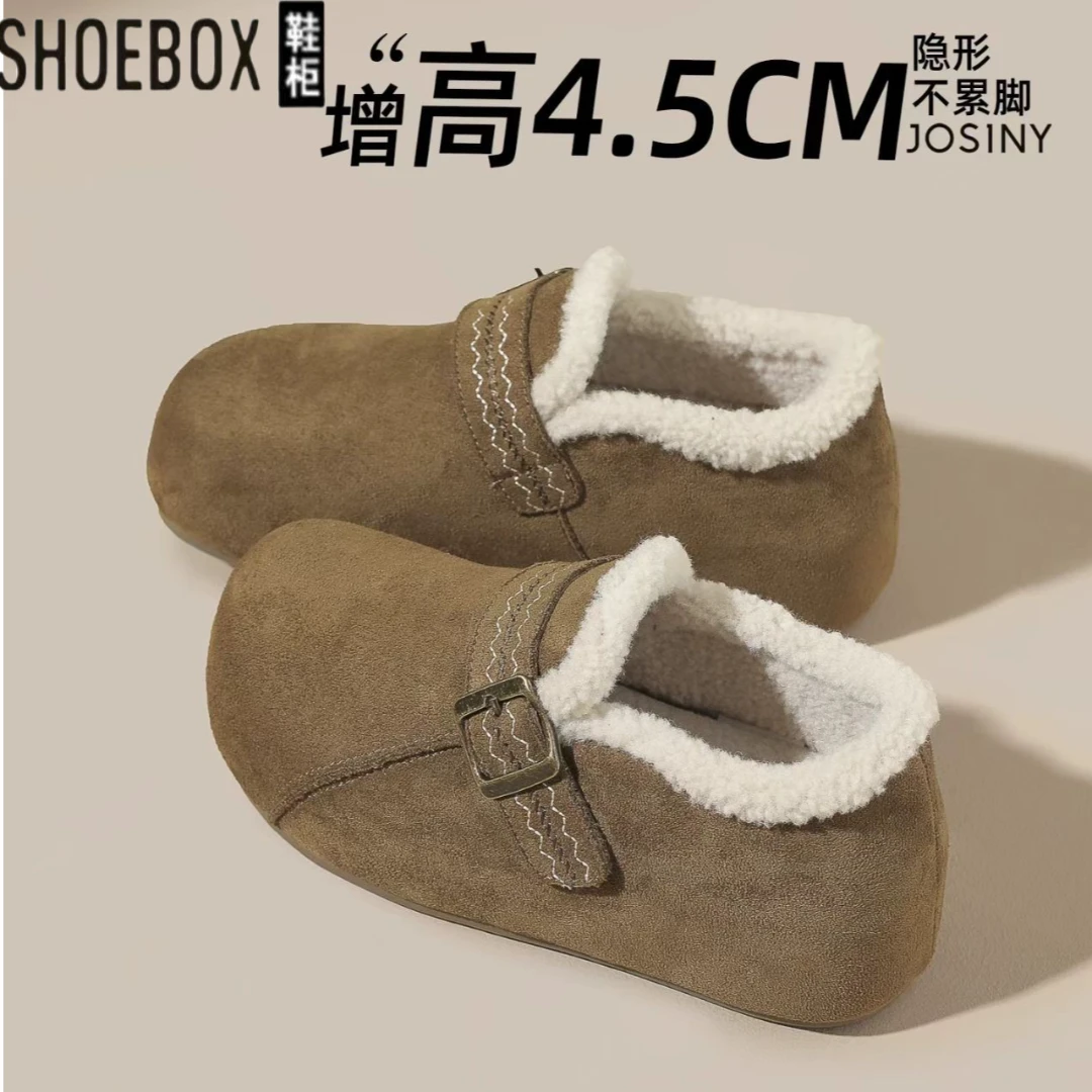 达芙妮旗下鞋柜休闲鞋女士冬季鞋晚晚鞋女款2025脚大的拍大一码