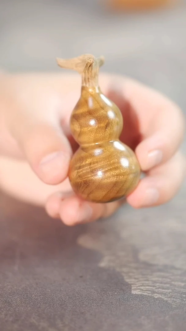 金丝楠961阴沉满花手工葫芦把玩