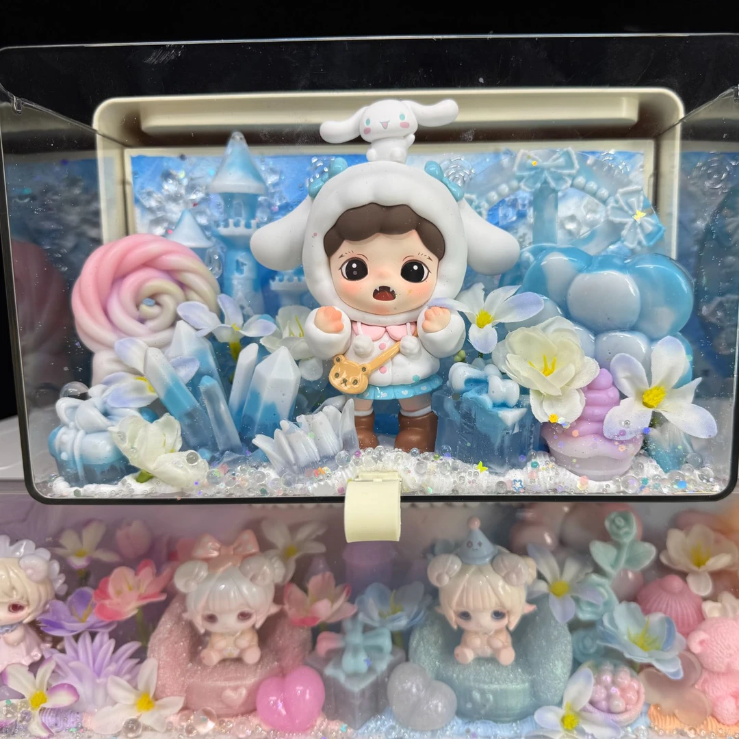 四只小猪DIY手工抽纸盒