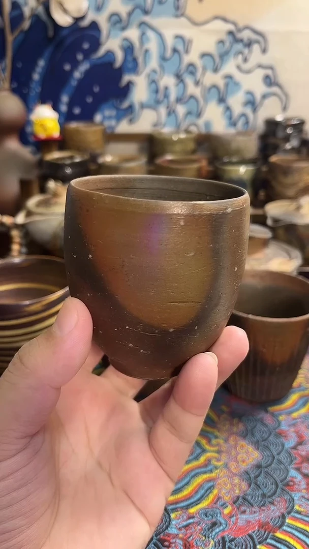 美基日式备前烧茶具茶周边