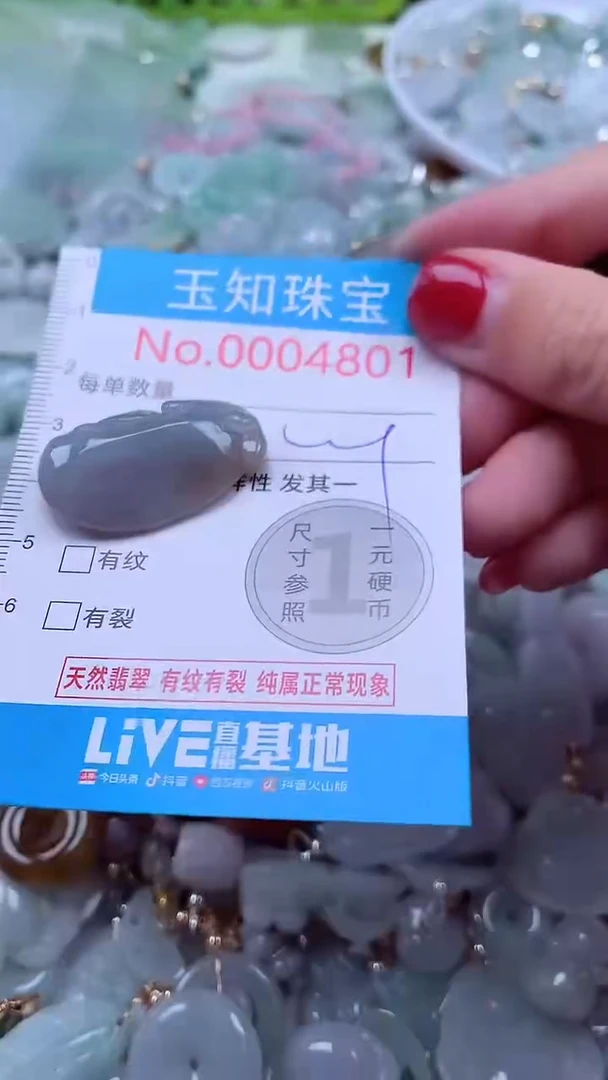吊坠(不含链)未镶嵌翡翠4801
