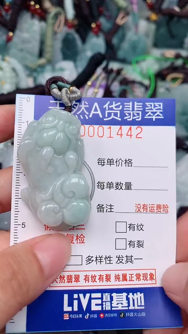 翡翠未镶嵌颈饰...0001442