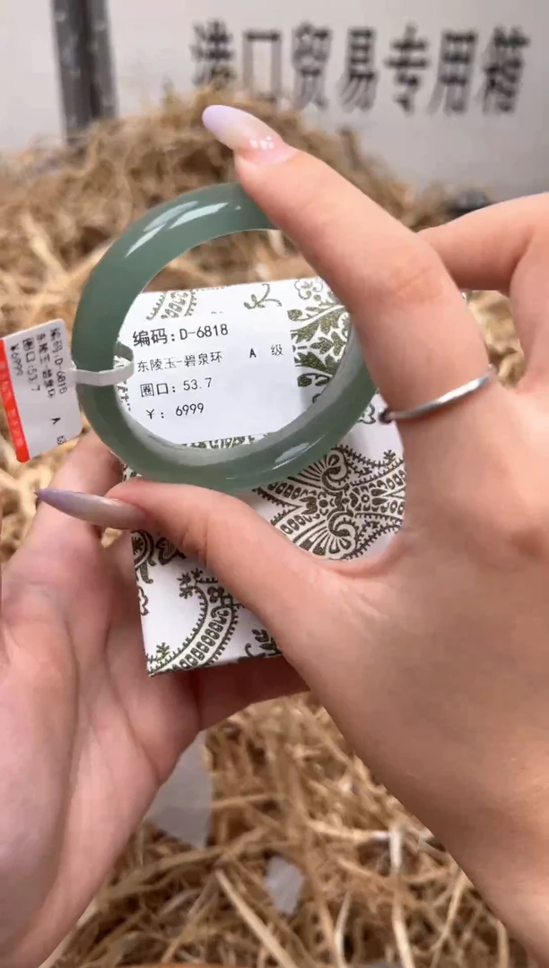 未镶嵌手镯石英质玉D6818B