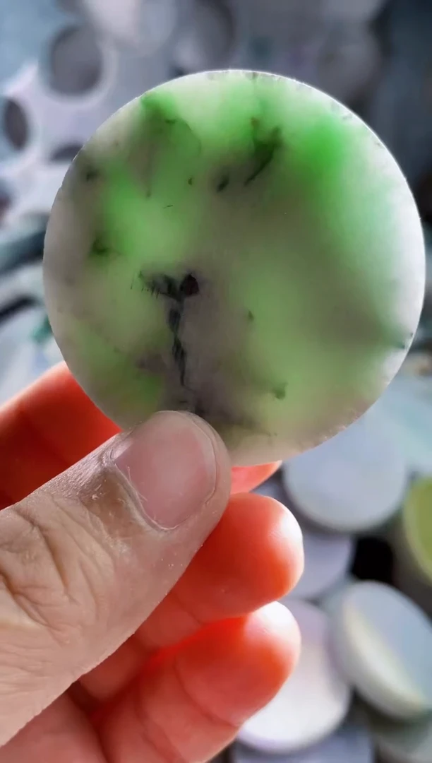 翡翠裸石天然缅甸翡翠A货1334