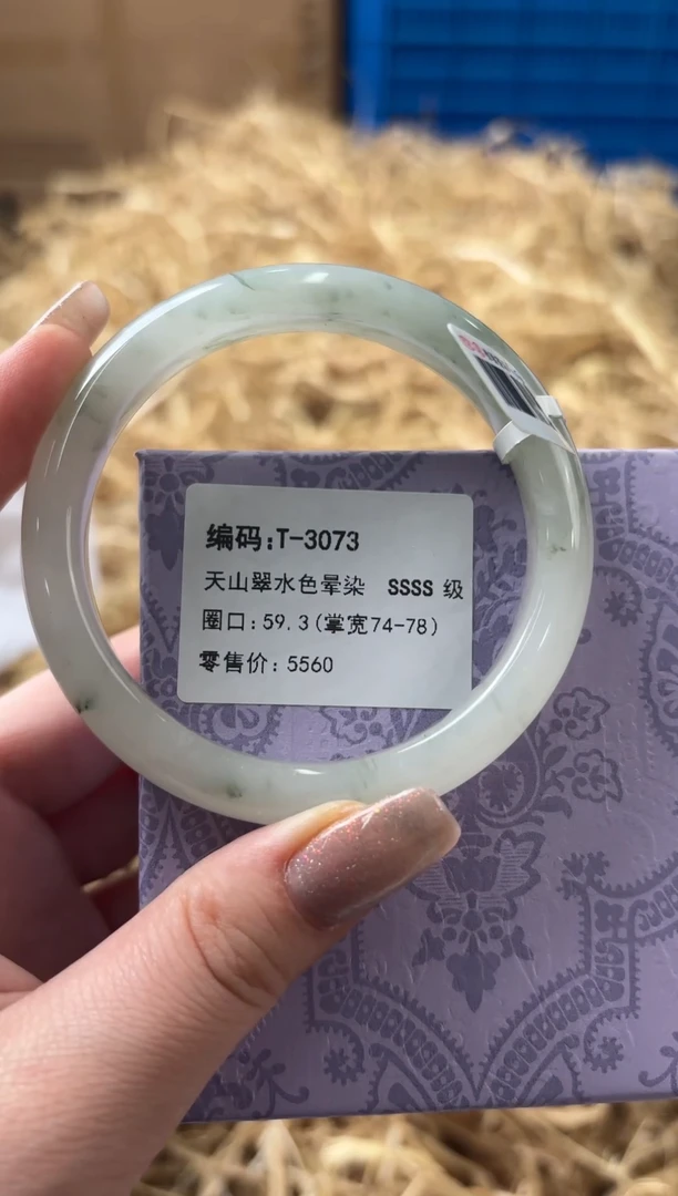 未镶嵌手镯石英质玉T-3073