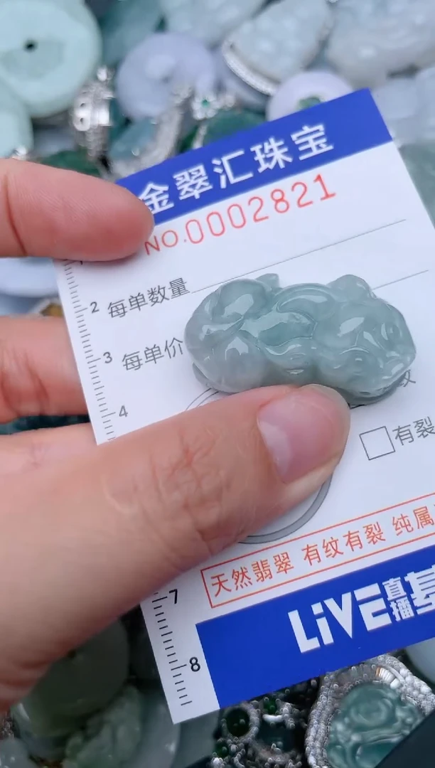 翡翠未镶嵌颈饰2821....