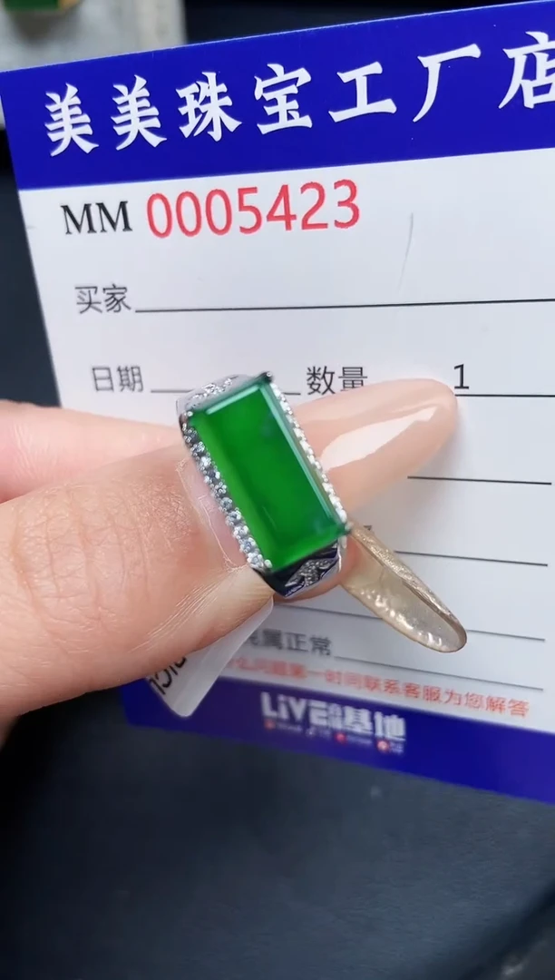 【闪购商品】翡翠颈饰银S925镶嵌5423