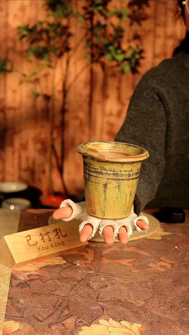 陶7-156高度12口径10已打孔孤品