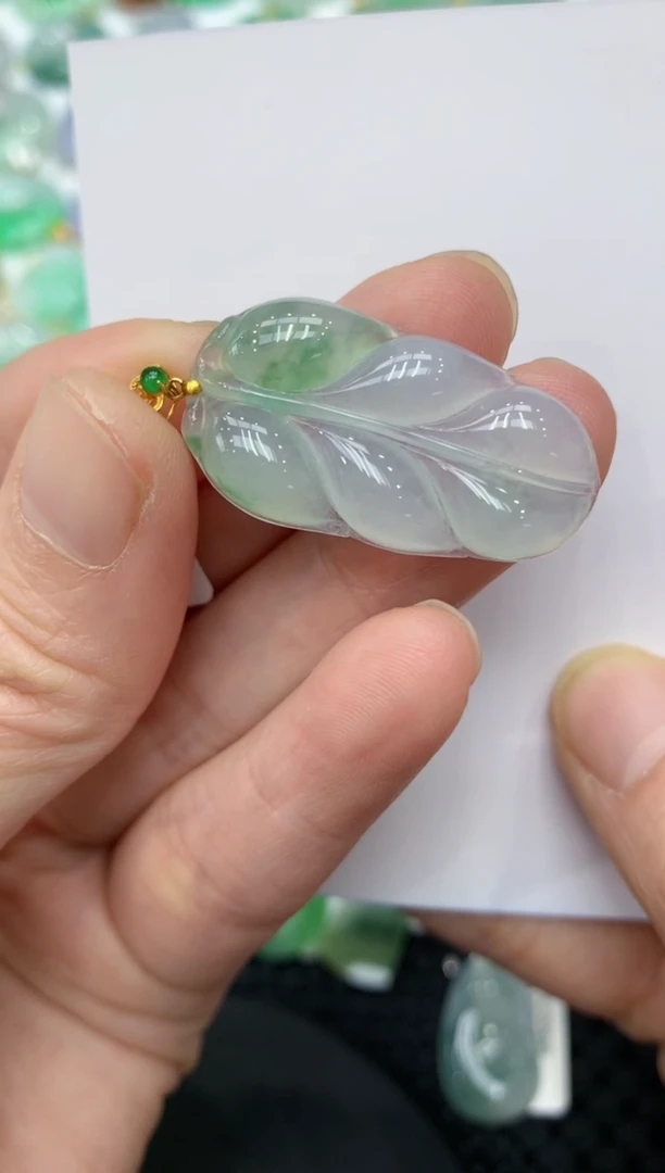 【闪购商品】翡翠颈饰18K金镶嵌11111111