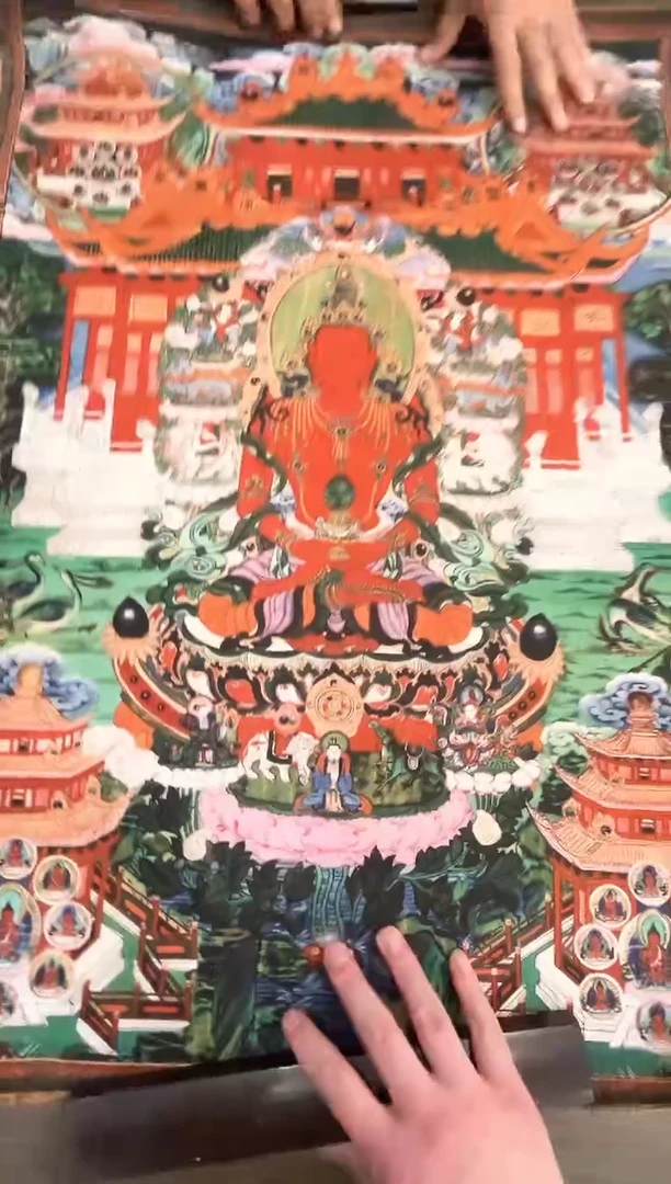 卷轴画唐卡16098