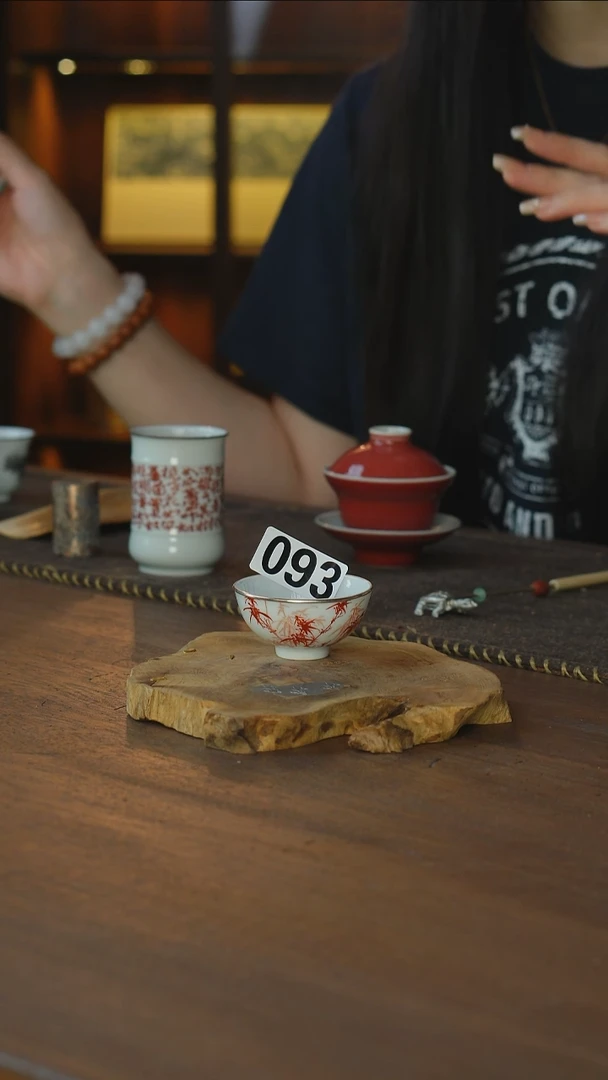 包银梵红竹影杯..093