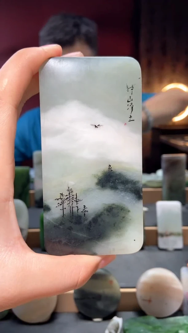 独山玉未镶嵌颈饰yc