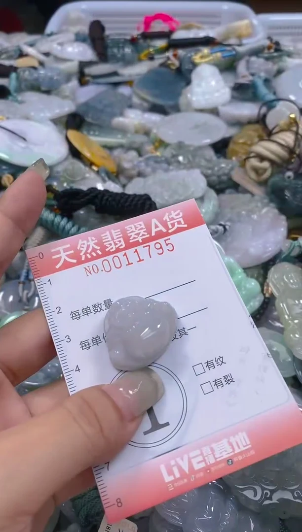 翡翠未镶嵌颈饰闪购0011795
