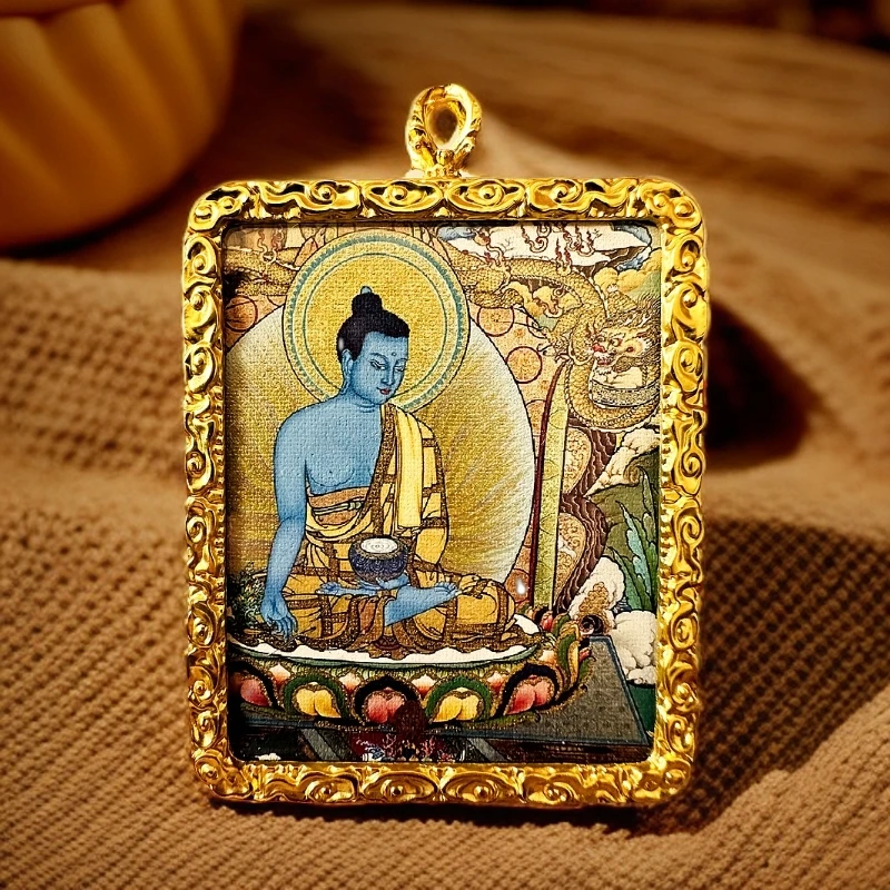 高级画师真手绘唐卡吊坠