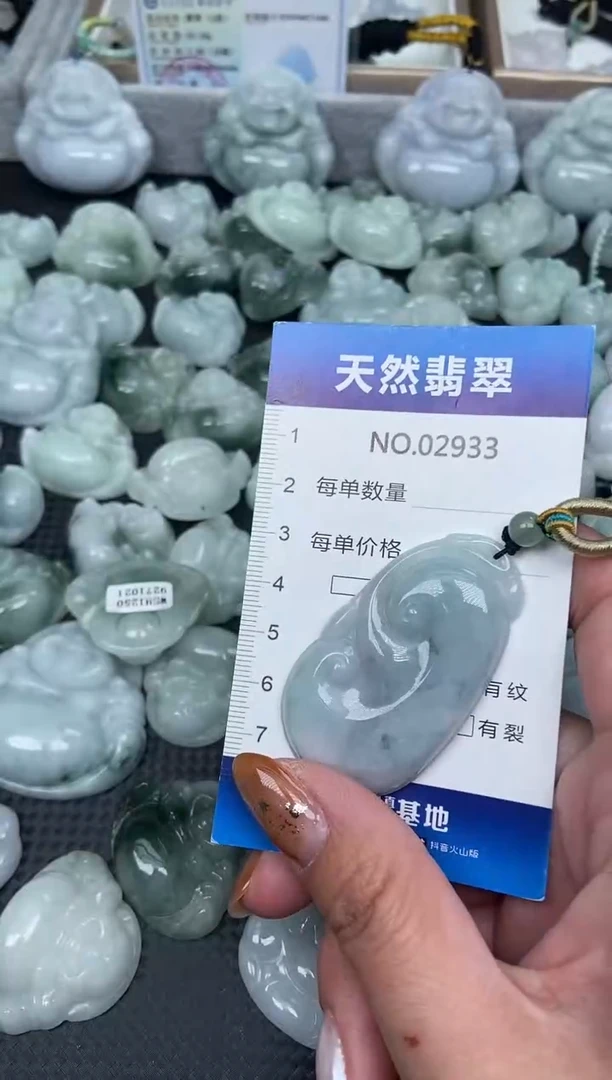 颈饰未镶嵌翡翠纯天然A货翡翠2933