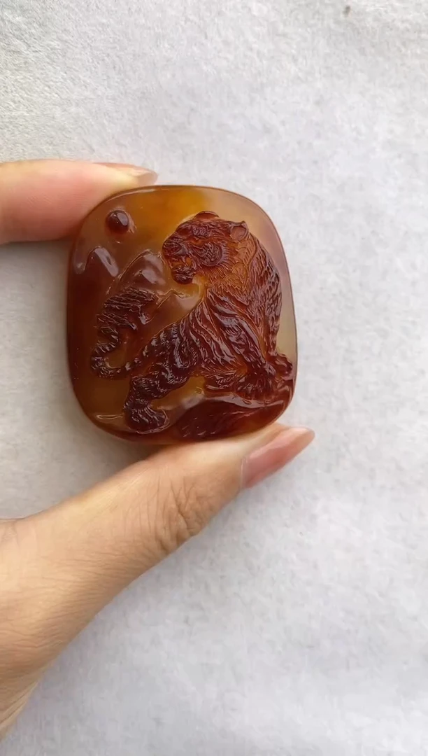 定制琥珀未镶嵌10625085-吊坠