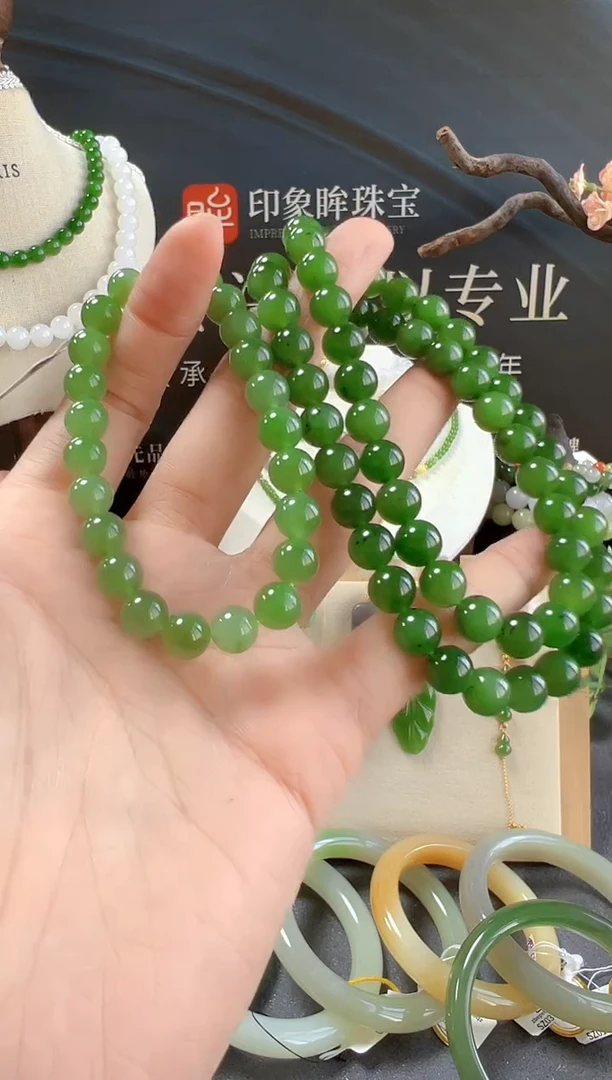 未镶嵌手链和田玉/支持复检/多样性发一微瑕cg