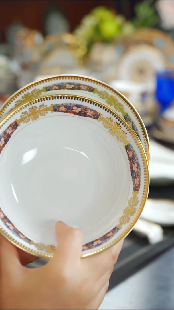 瓷片6英寸水果碗 2个  福利款