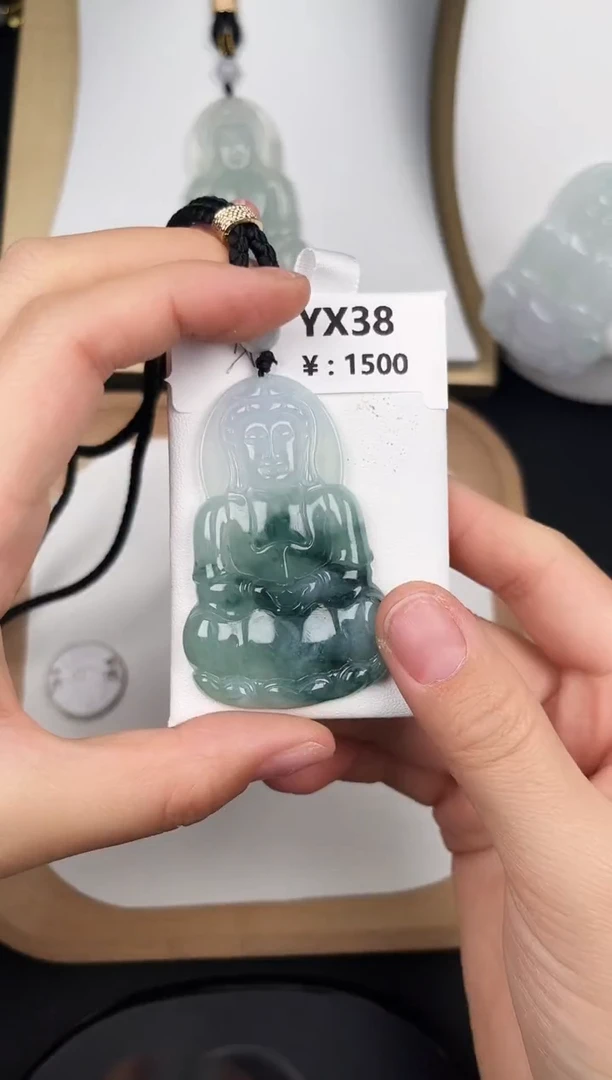 颈饰未镶嵌翡翠翡翠YX38孤品观音