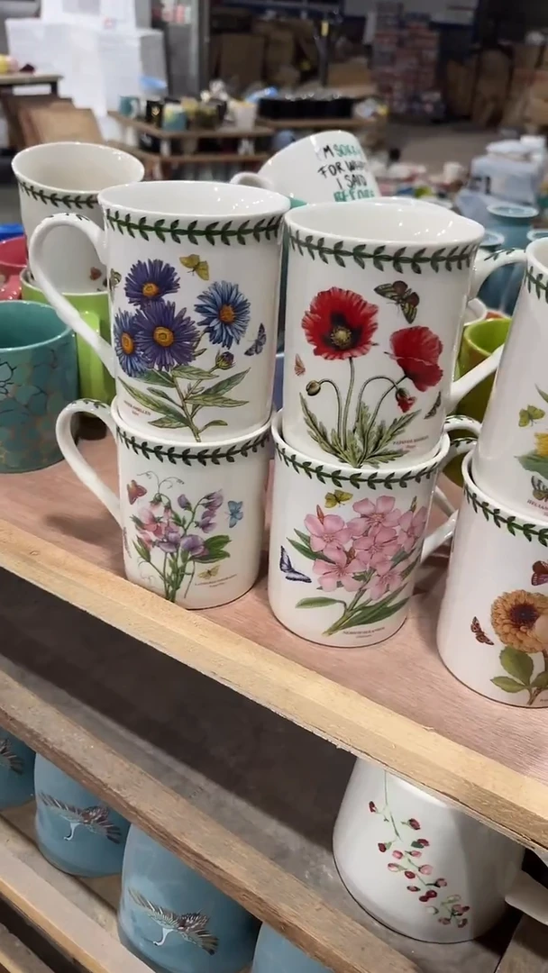 家湖高温陶瓷杯 微瑕4个随机图案