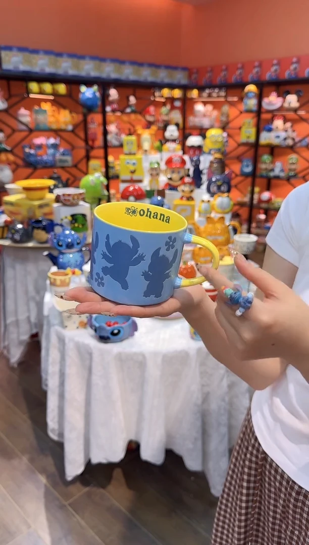 瓷片@@陶瓷杯史迪仔杯子