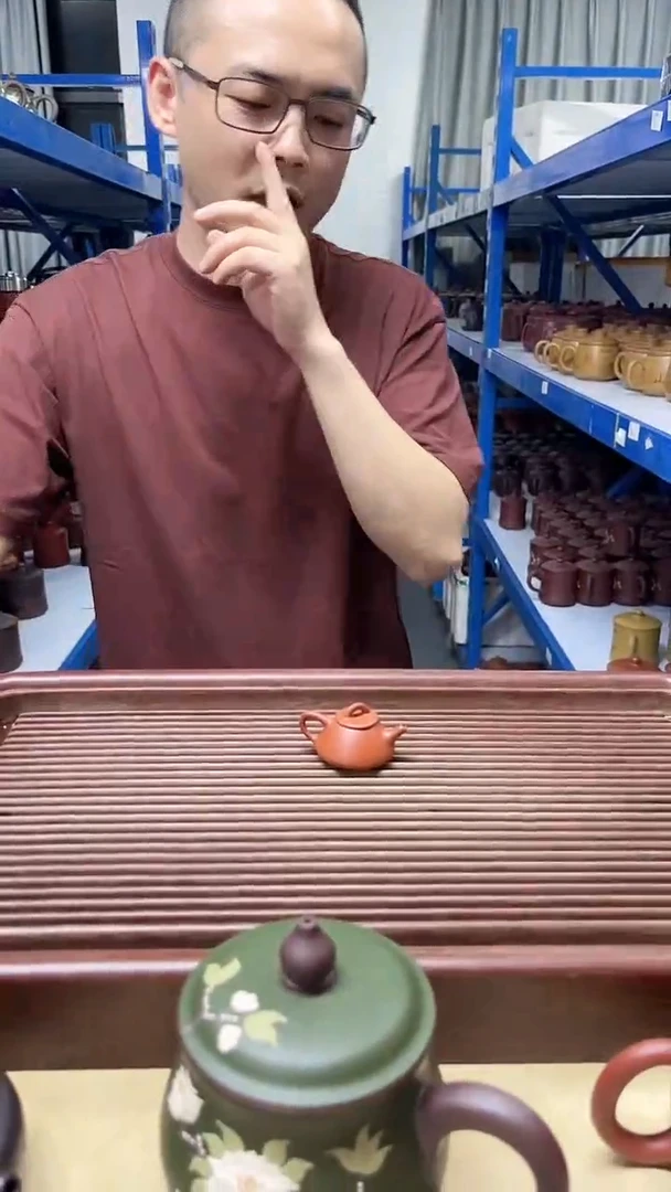 宜兴紫砂原矿把把壶石瓢