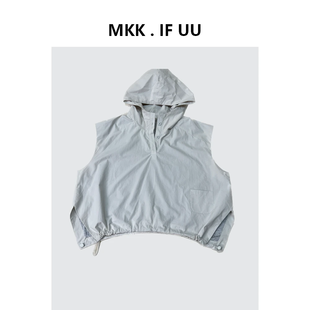 KEKE推荐   廓形款带帽南瓜马甲