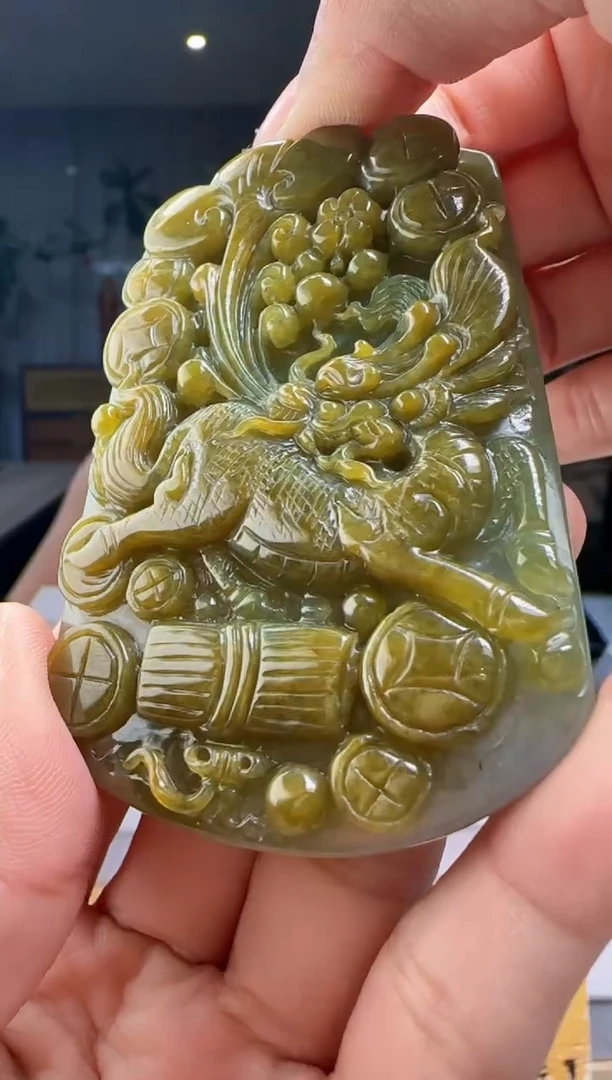 吊坠(不含链)未镶嵌翡翠HH@@