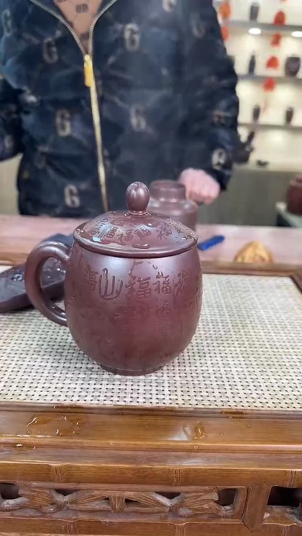 【闪购商品】紫砂茶杯百福33333333333333